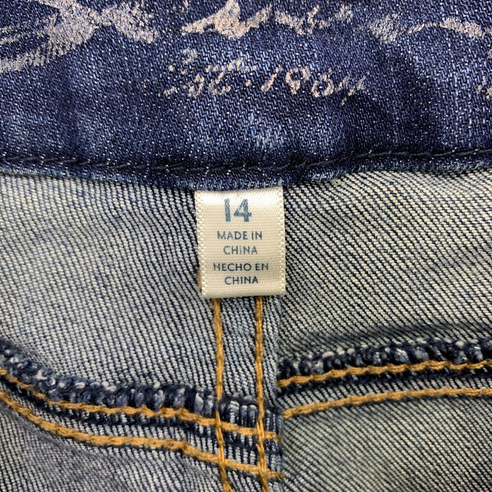 Seven7 Womens Size 14 Skinny Jeans Medium Wash Stretch Denim Mid Rise - Picture 5 of 6